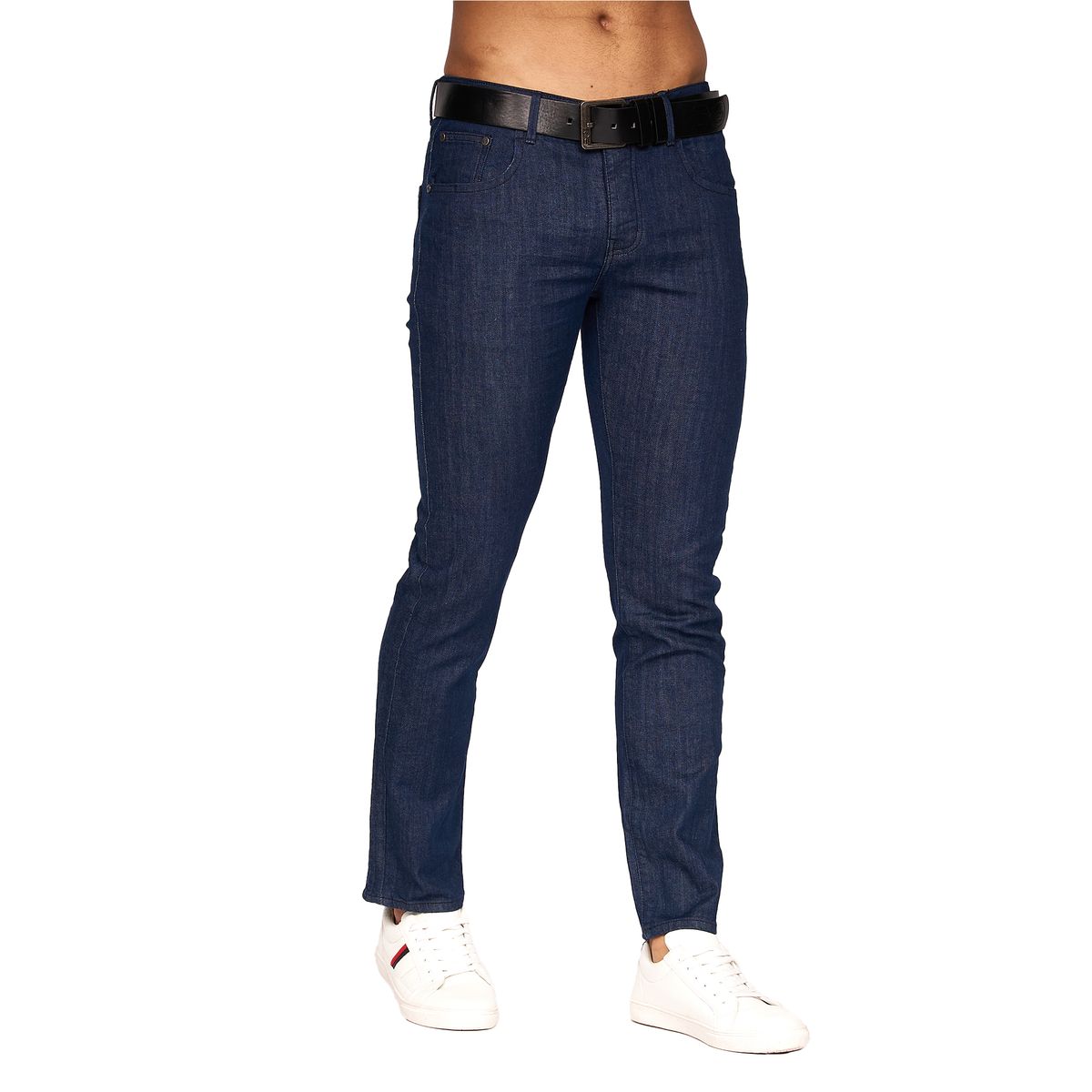 Herren Slim Fit Jeans, dunkle Waschung