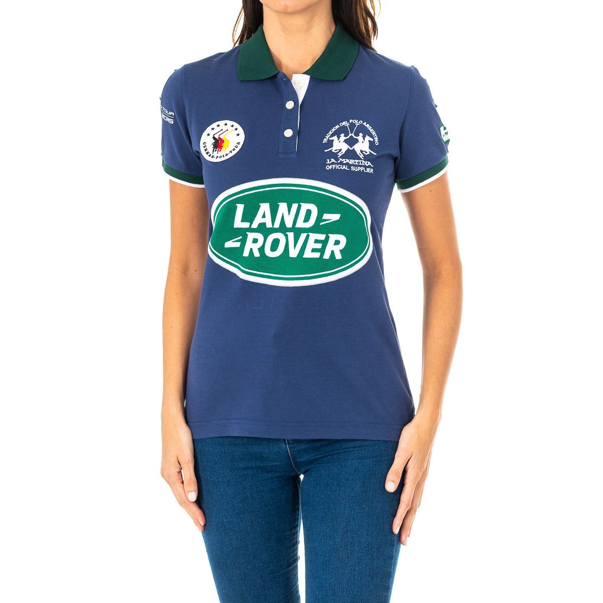 Damen Kurzarm Poloshirt