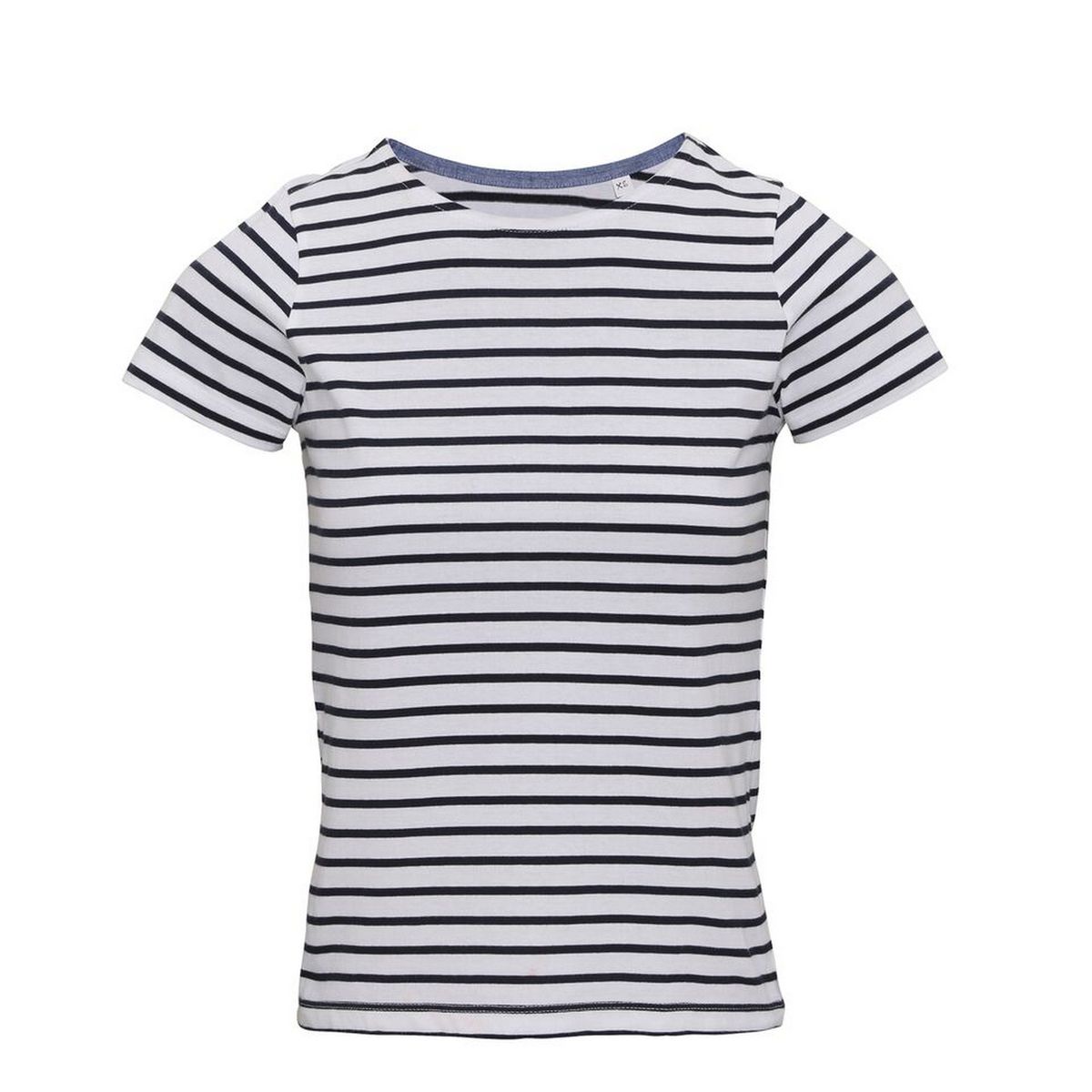 Gestreiftes Kurzarm-Breton-Top