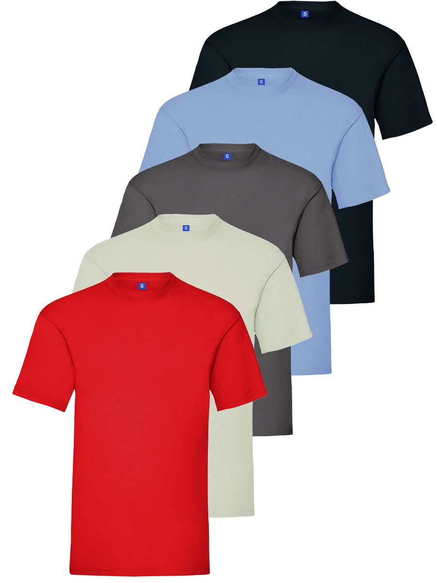 Herren T-Shirt Pack mit Rundhalsausschnitt