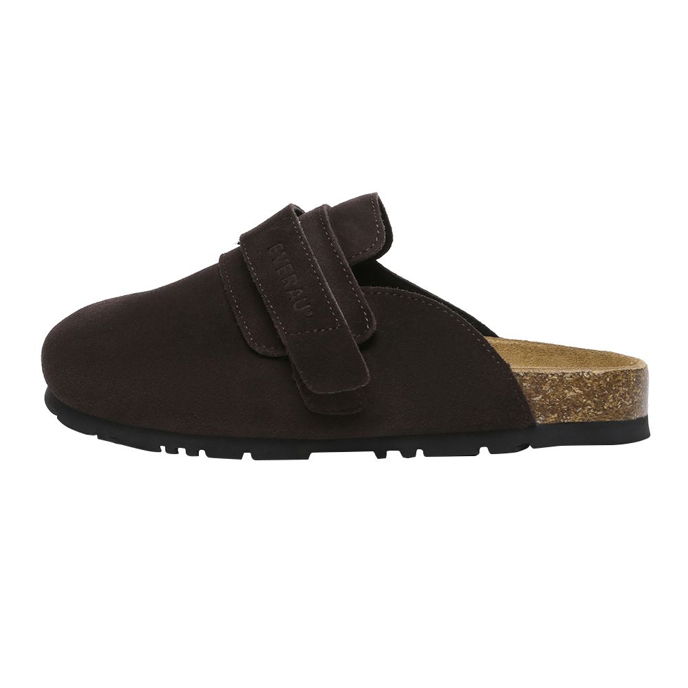 Damen Clogs aus Wildleder mit Riemen