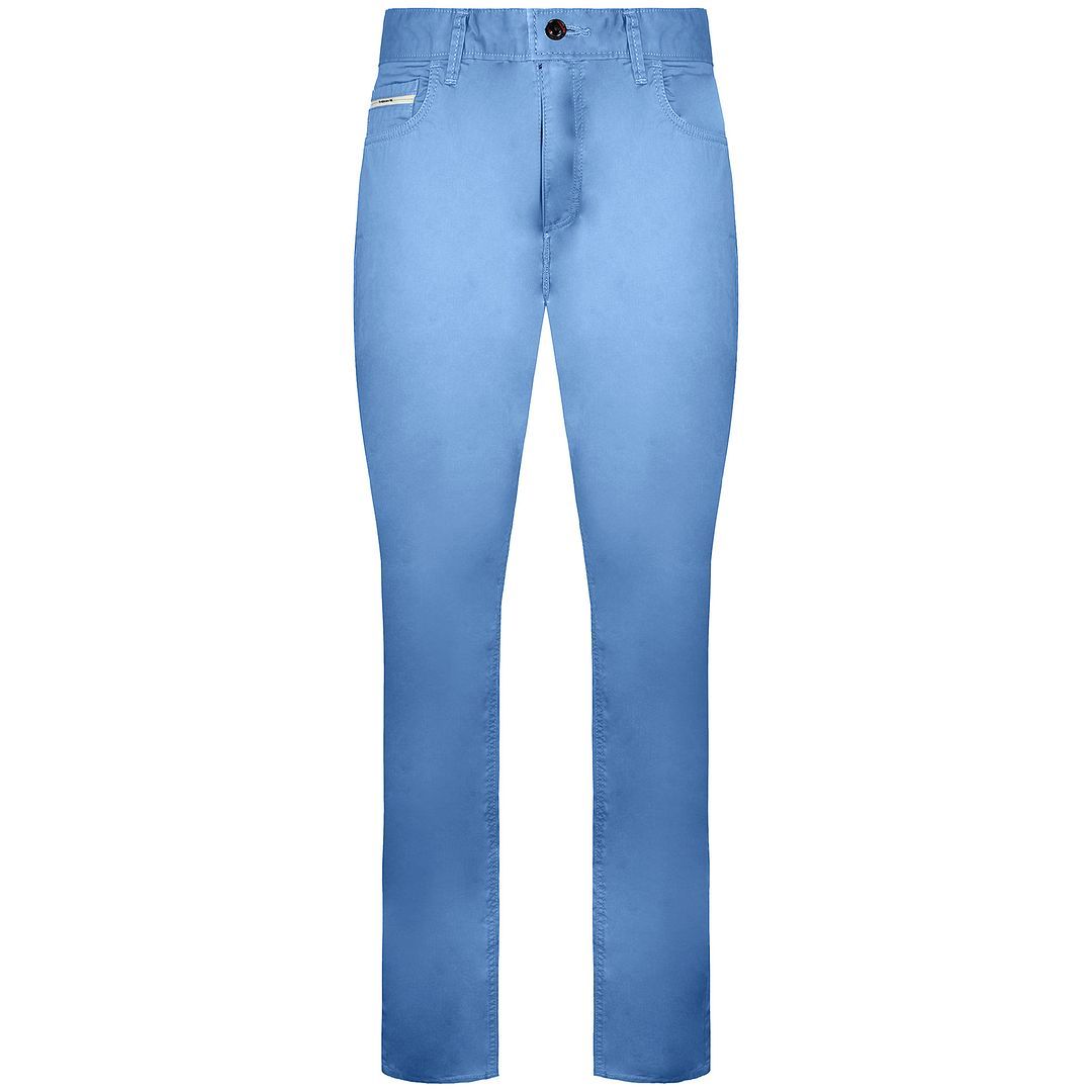 Herrenhose mit geradem Bein und niedriger Taille