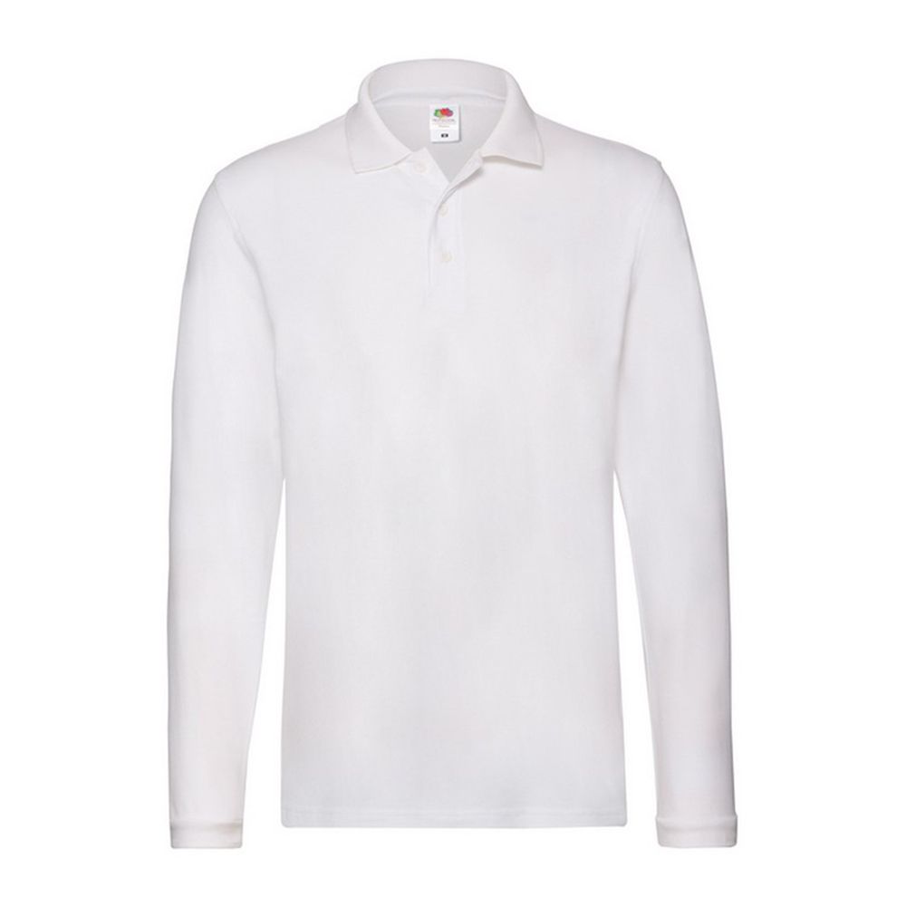 Herren Langarm Piqué Poloshirt