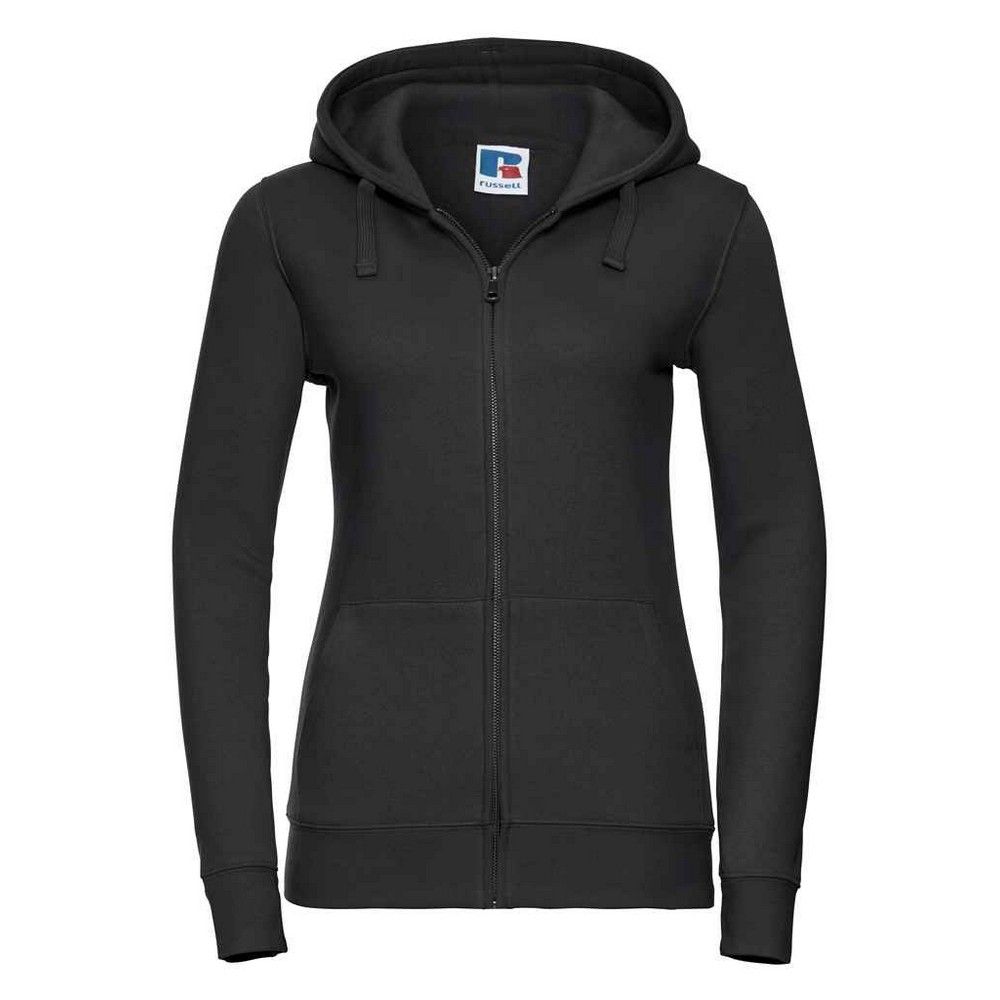 Damen Fleece Kapuzenpullover mit Reißverschluss