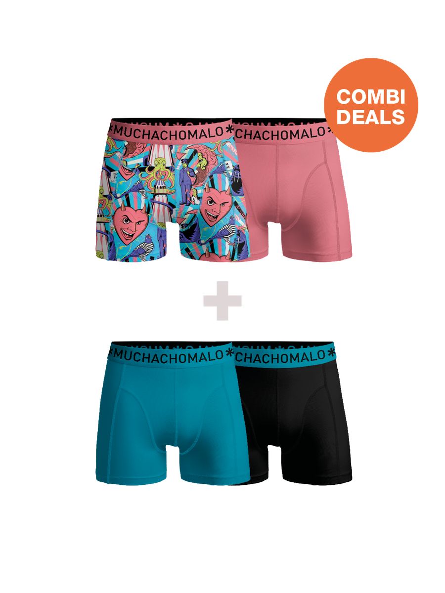 Herren Basic Boxershorts Set