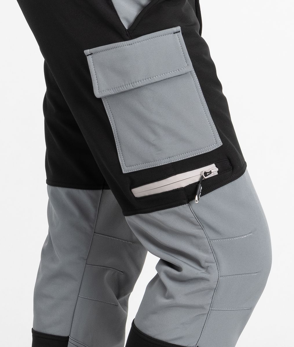 Robuste Multi-Taschen Softshellhose