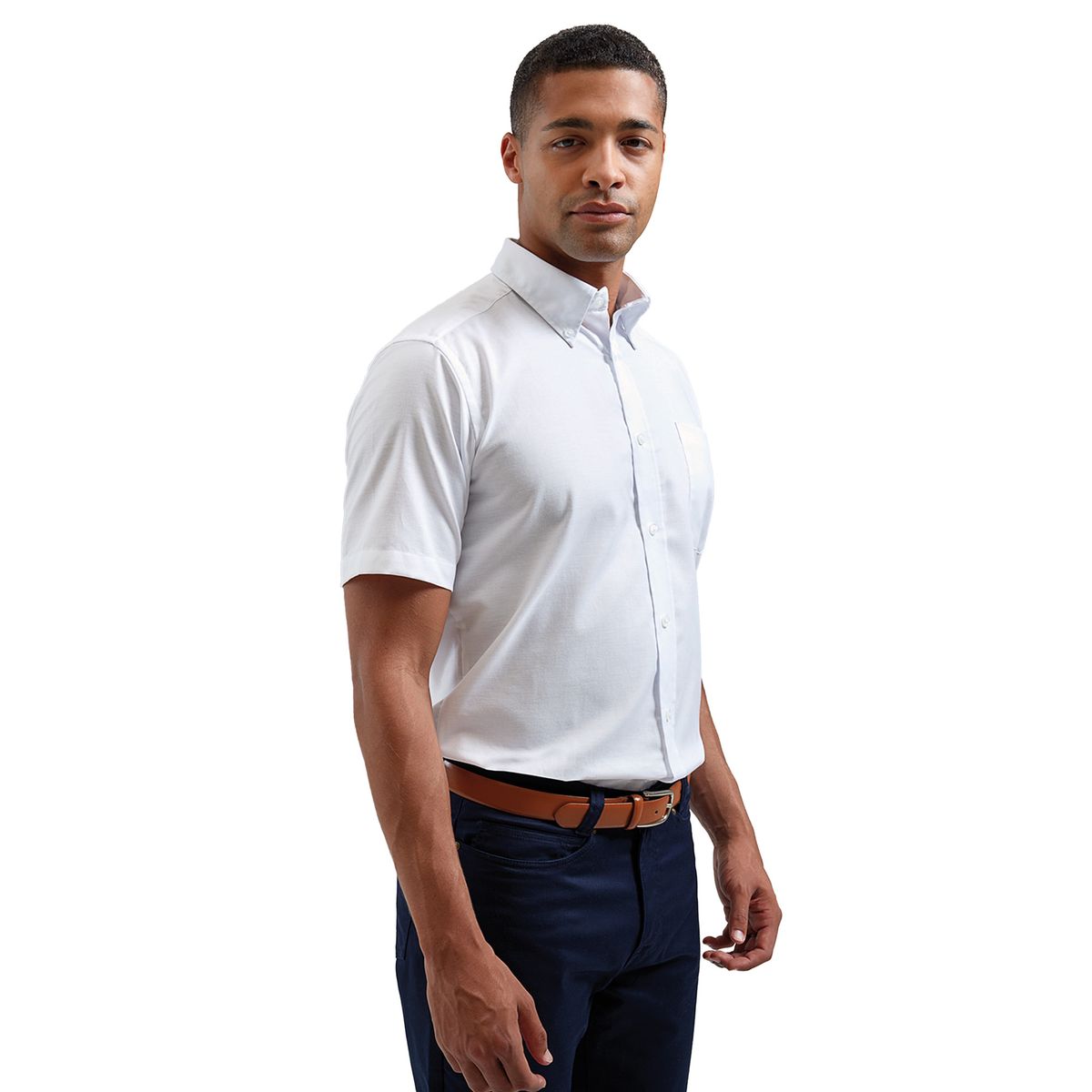 Signature Slim Fit Kurzarmhemd
