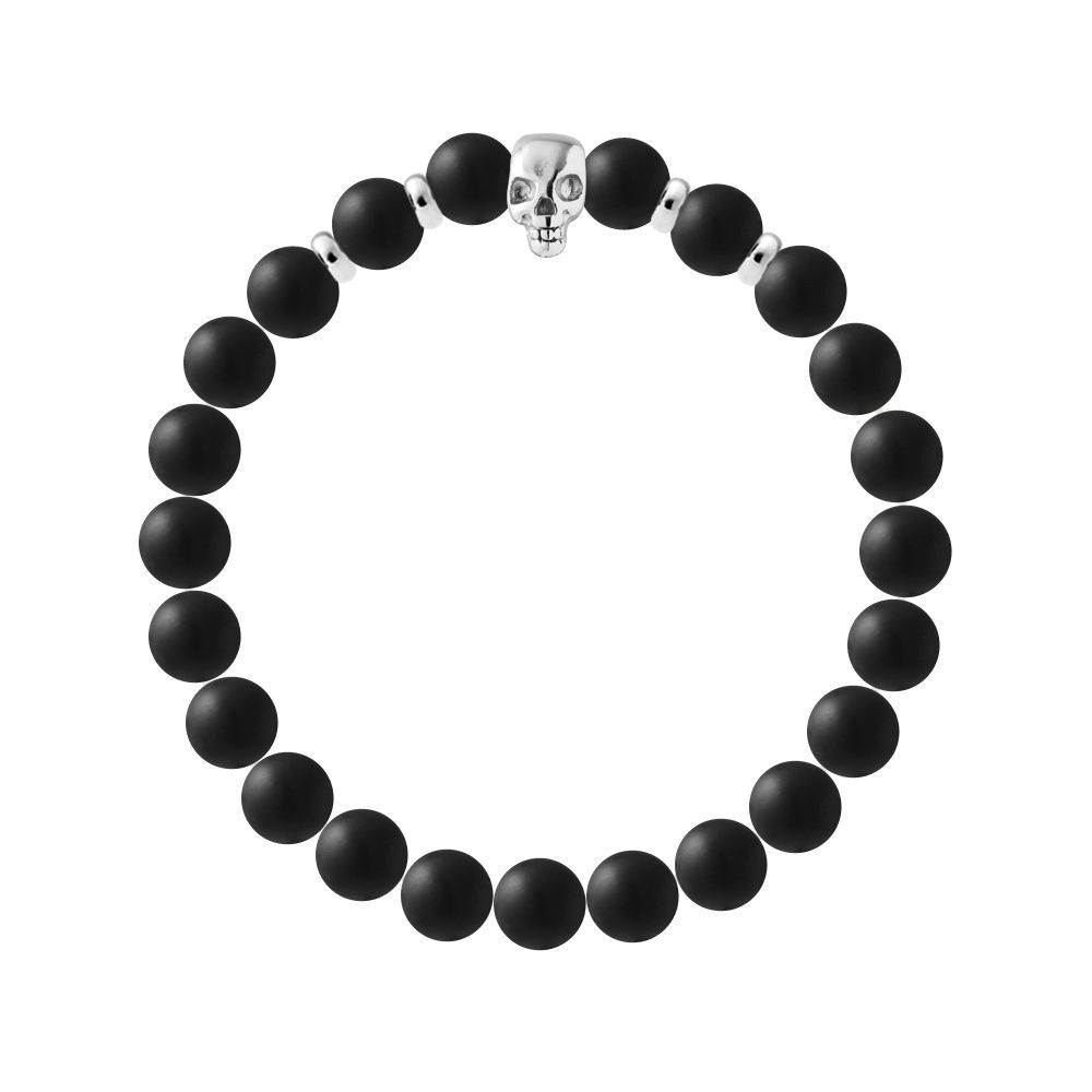Schädel-Perlenarmband