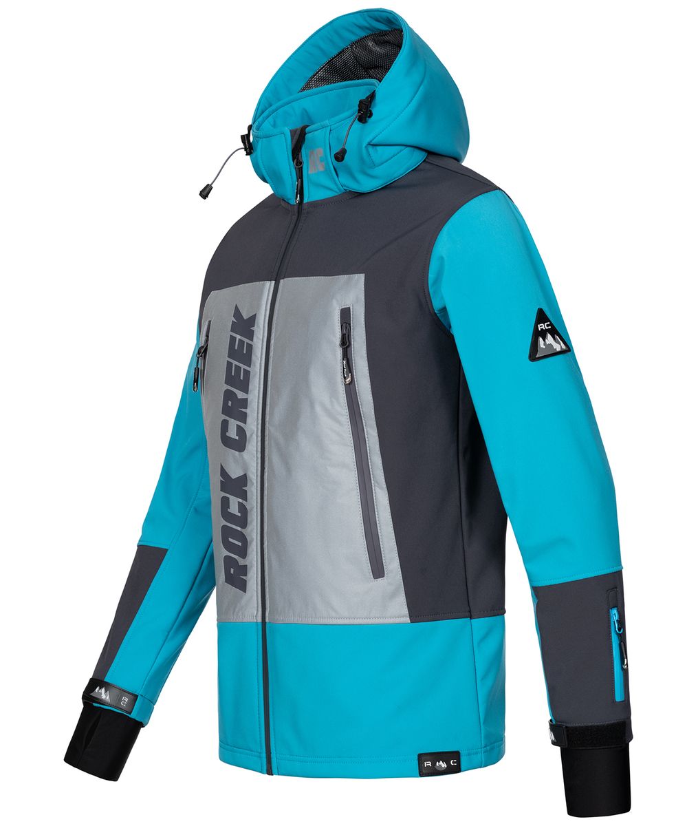 Technische Softshell-Kapuzenjacke für Outdoor