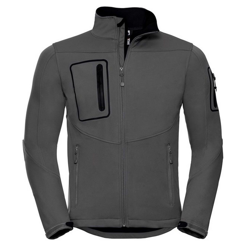 Russell - Softshelljacke für Herren - Sport (Titanium-Grau)