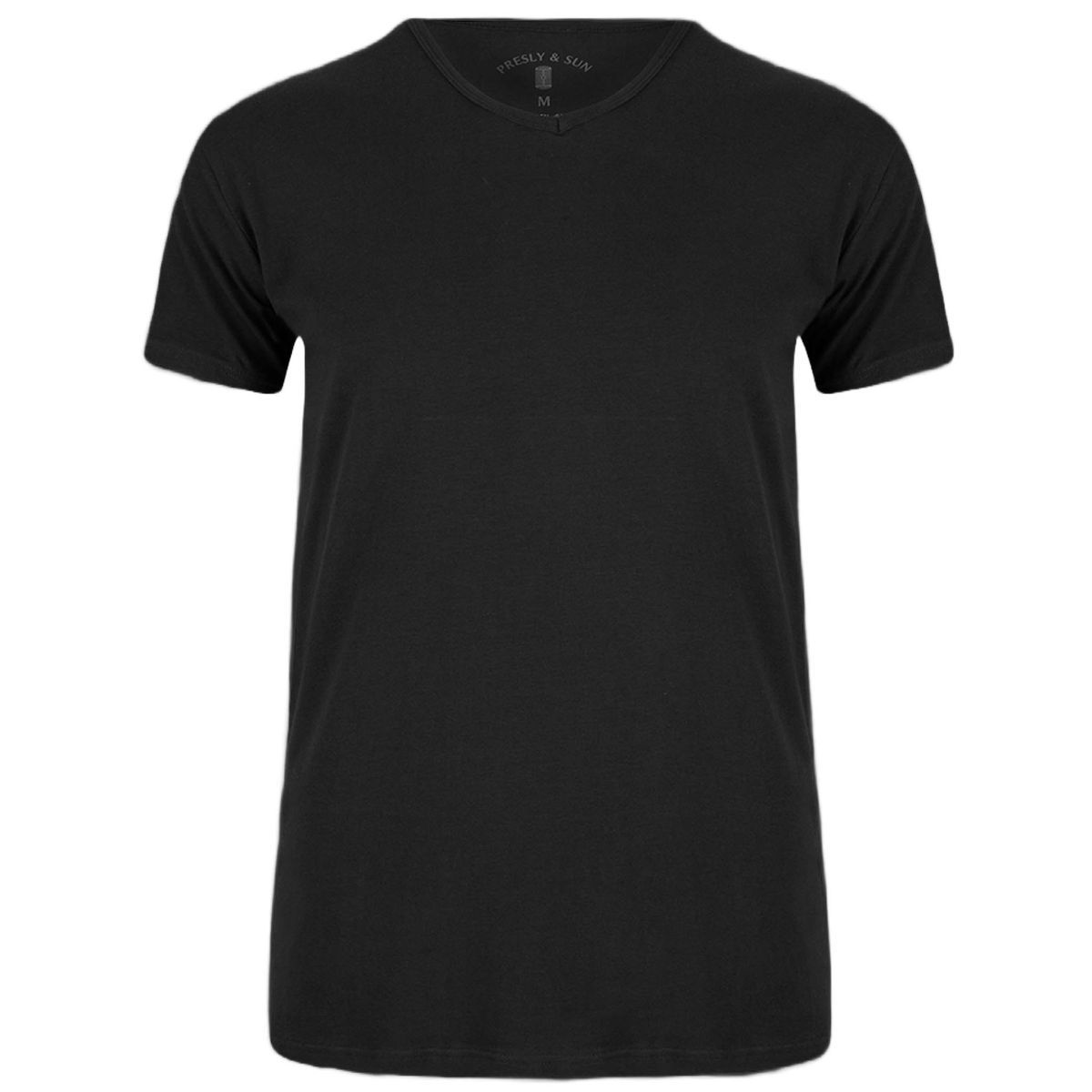 Herren Basic V-Ausschnitt T-Shirt
