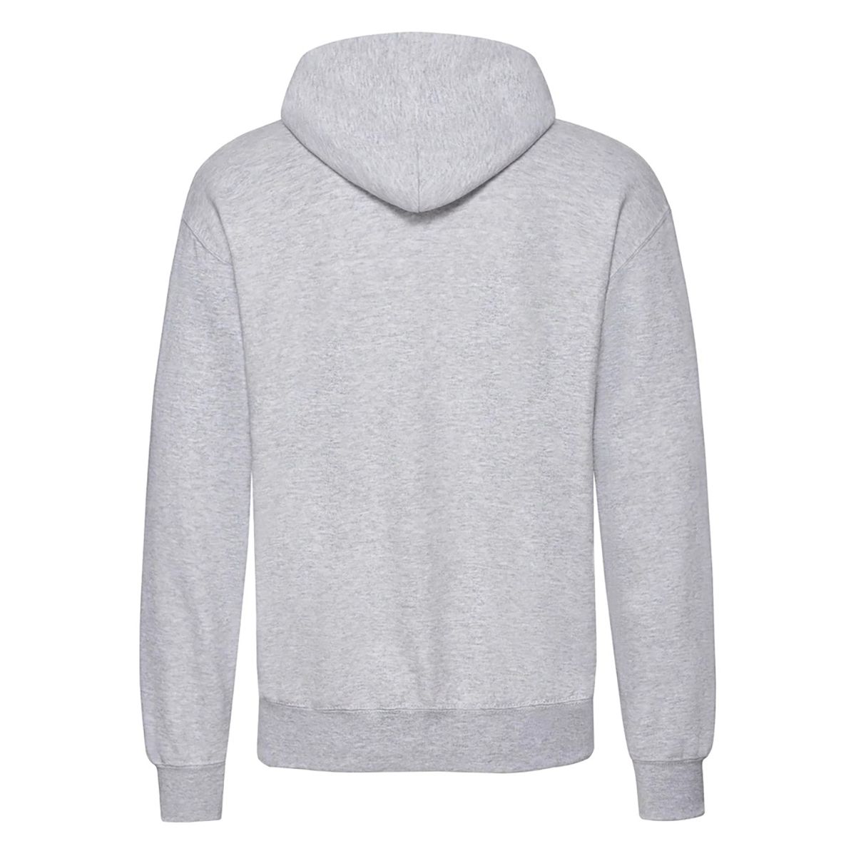 Klassischer Fleece-Kapuzenpullover mit Reißverschluss
