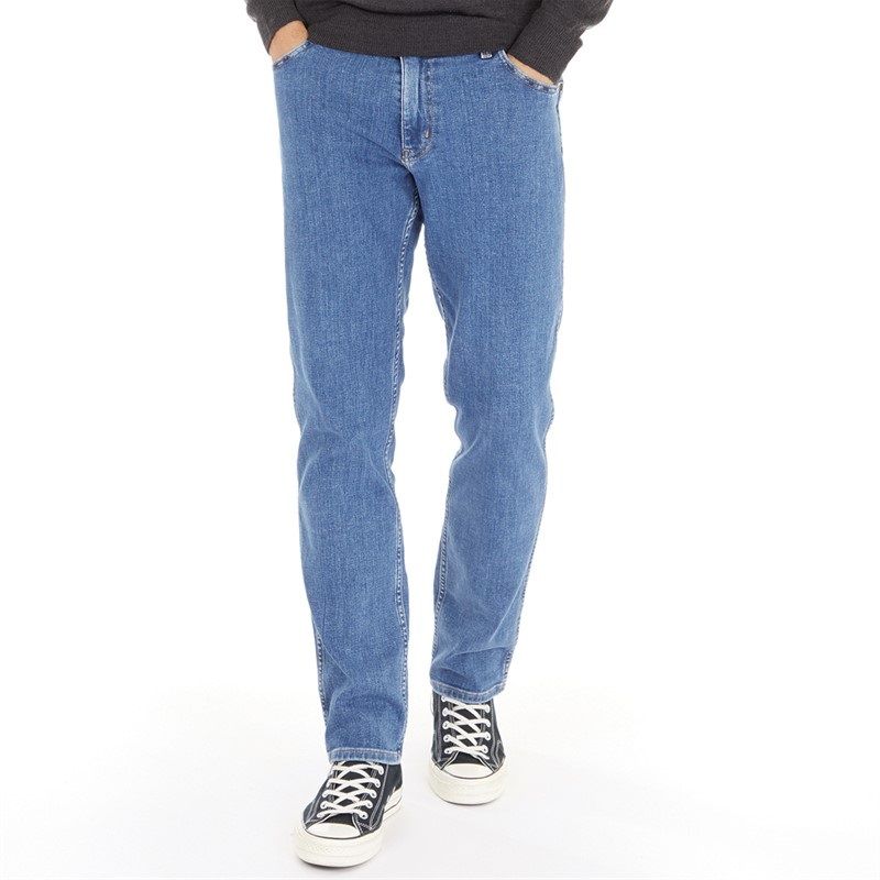 Gerade geschnittene Jeans mit mittlerer Leibhöhe