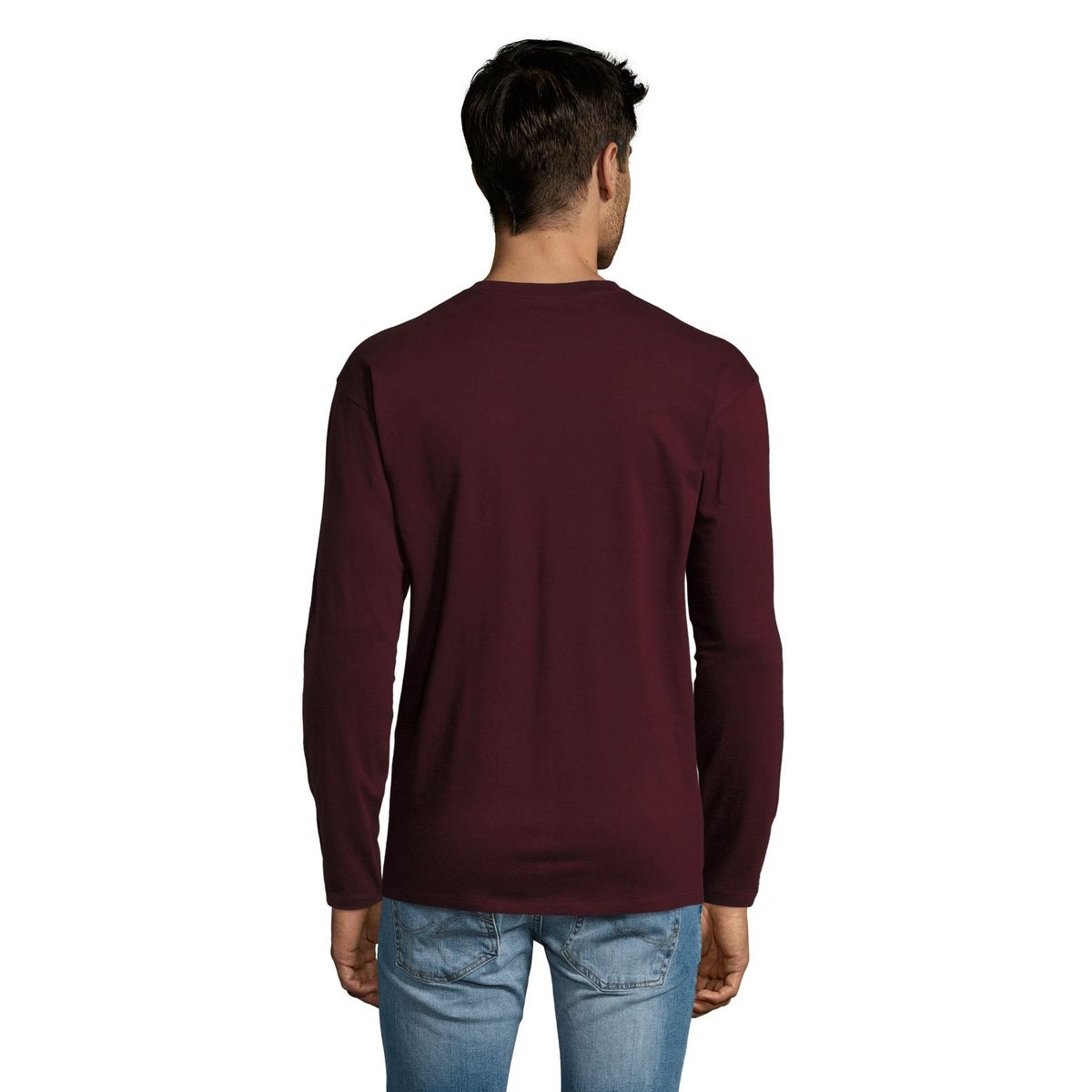 Klassisches Langarmshirt aus Baumwolle