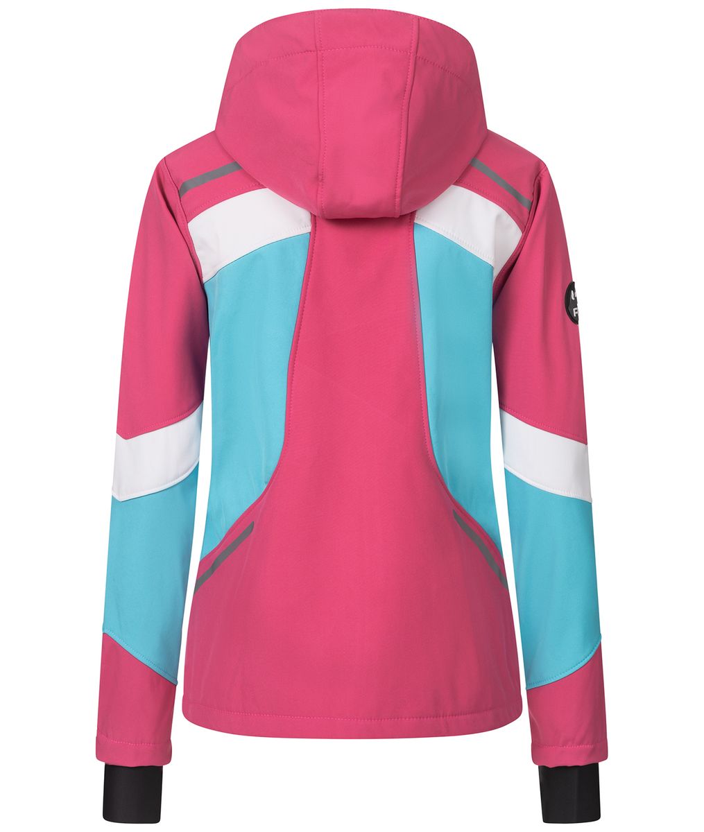 Multifunktionale Softshelljacke mit Color-Blocking
