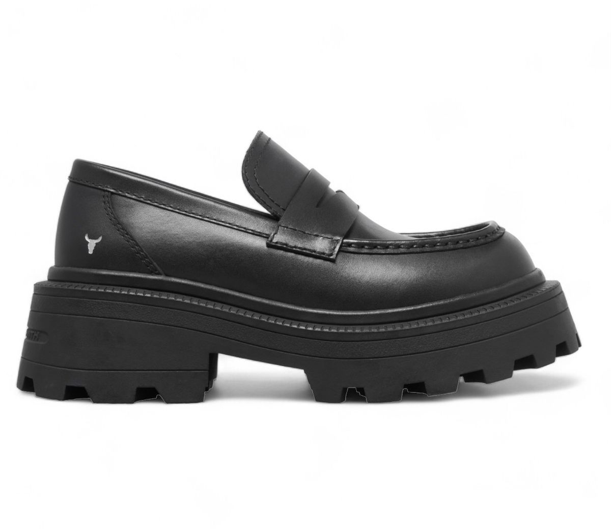 Klobige Penny Loafers mit Plateau