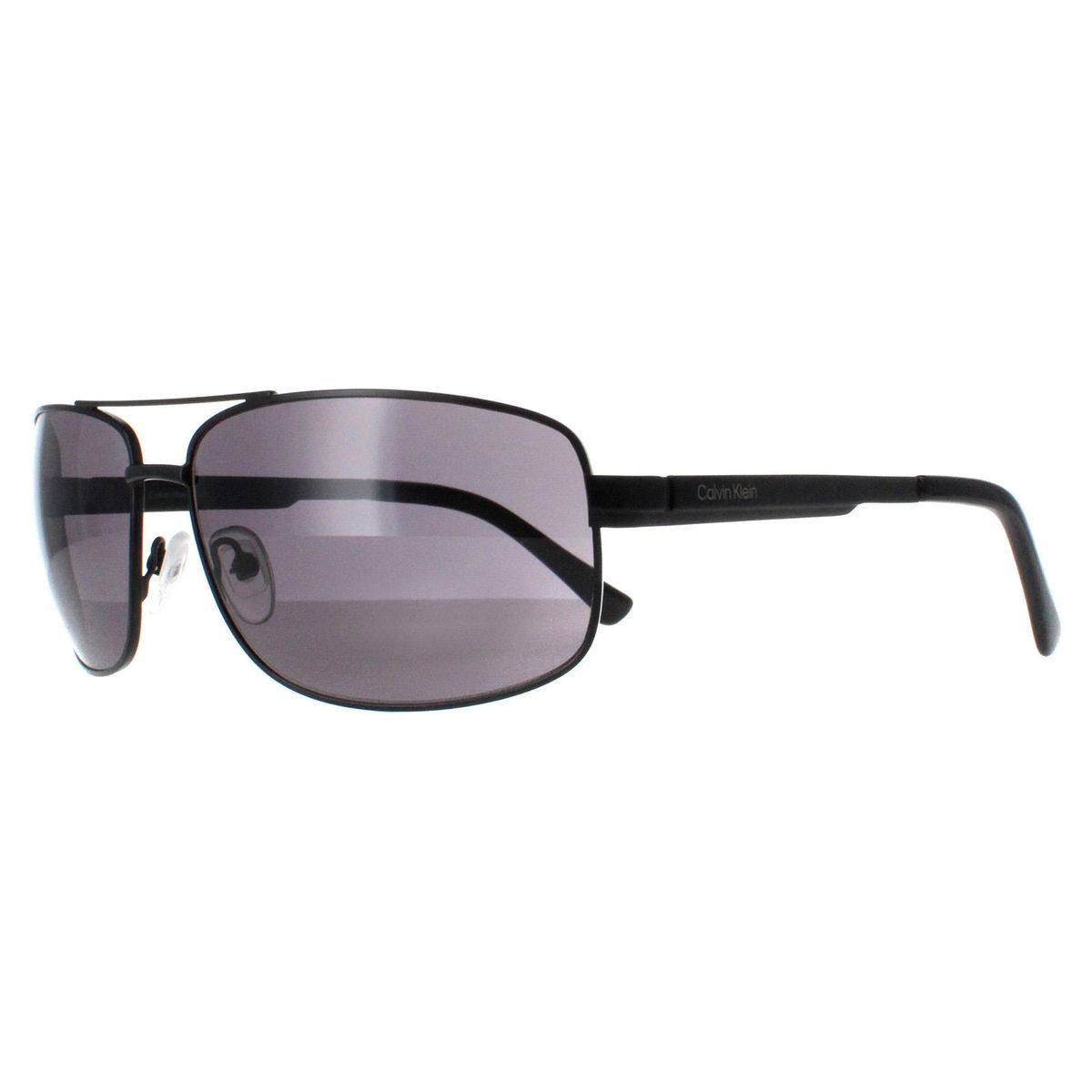 Schlanke matte rechteckige Sonnenbrille