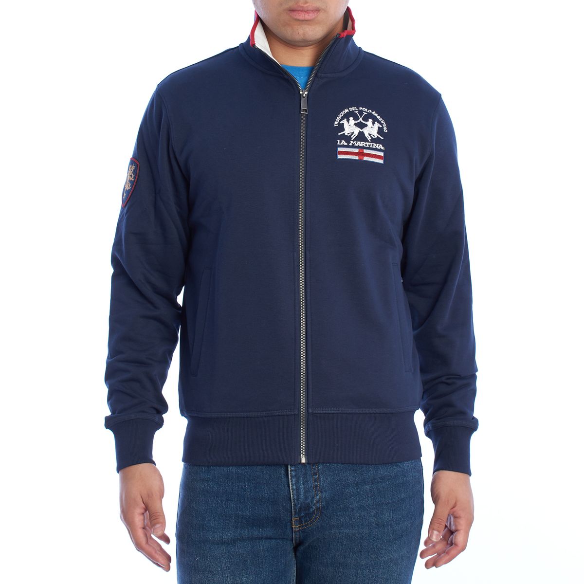 Herren Sweatshirt mit durchgehendem Reißverschluss