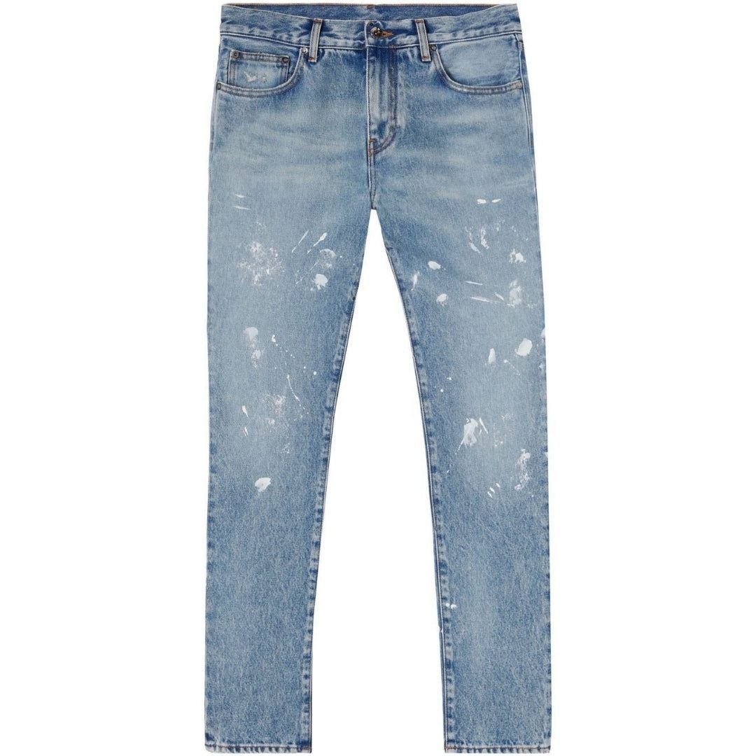 Vintage Blaue Slim Fit Jeans
