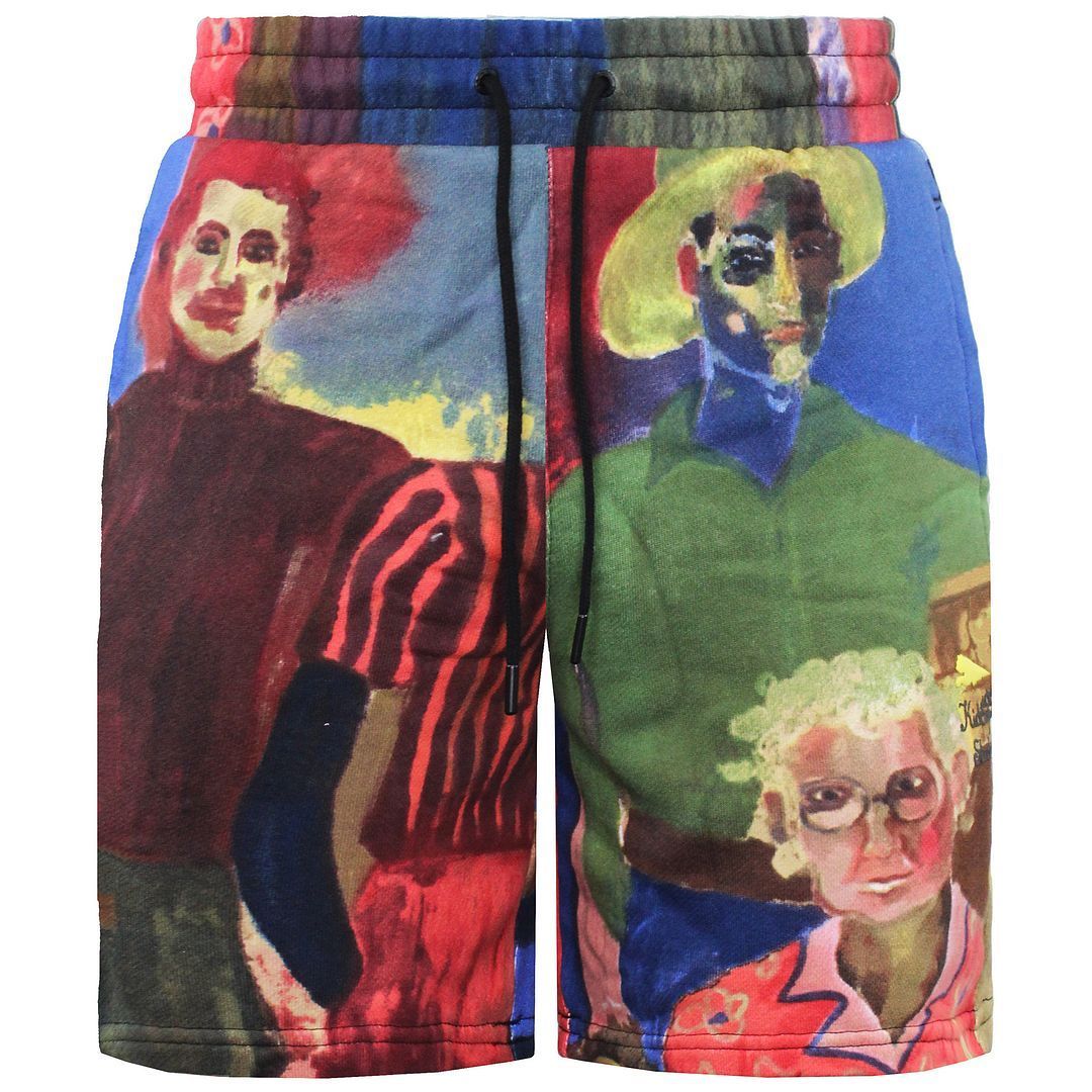 Bunte bedruckte Sweatshorts