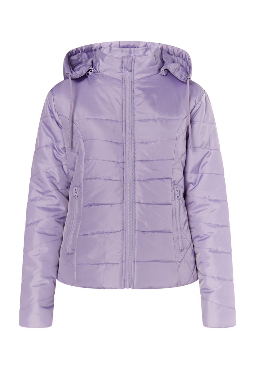 Leichte Wattierte Jacke mit Kapuze