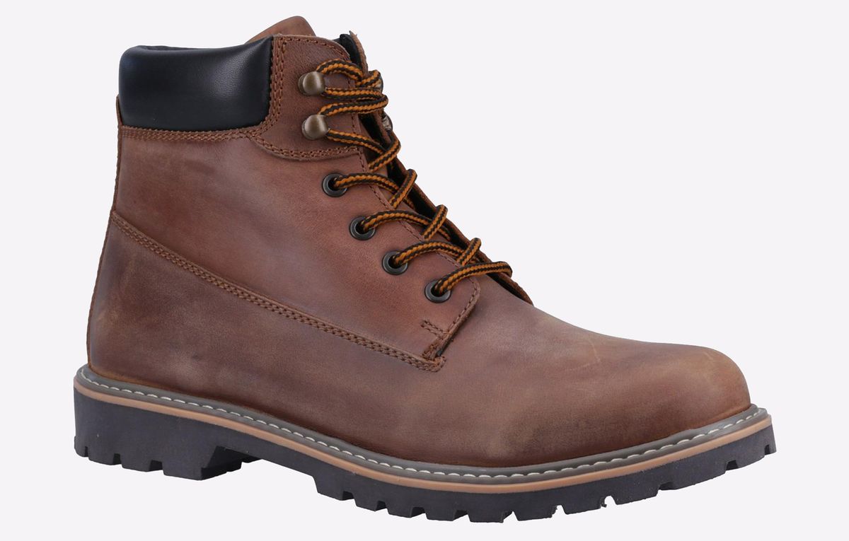 Robuste wasserdichte Leder-Arbeitsstiefel