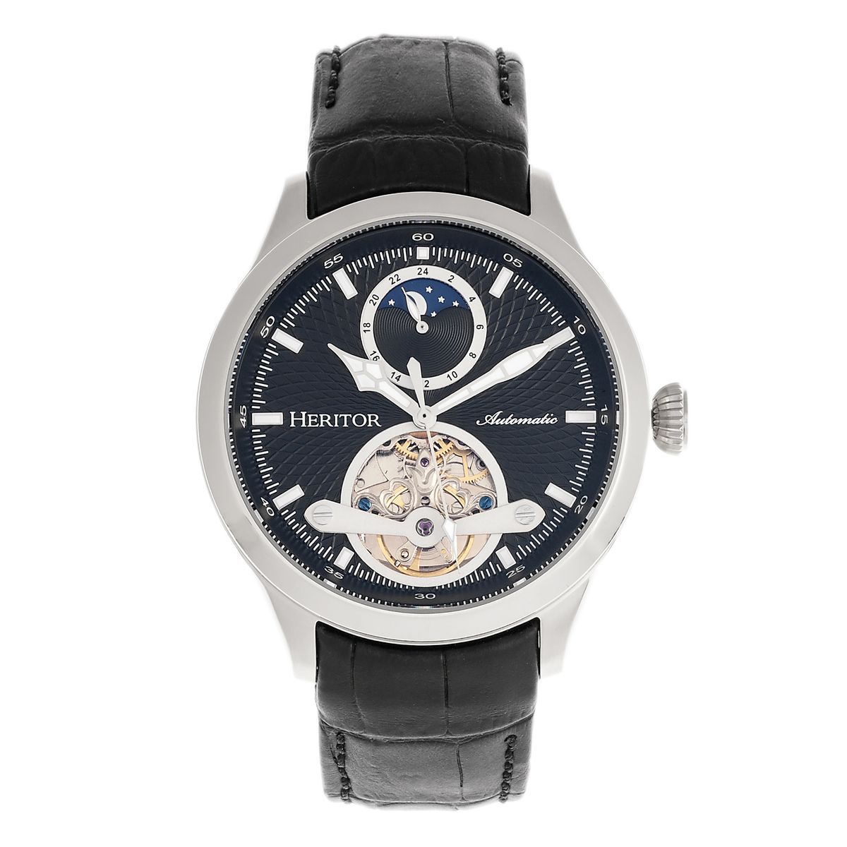 Herren Automatikuhr skelettiertes Zifferblatt