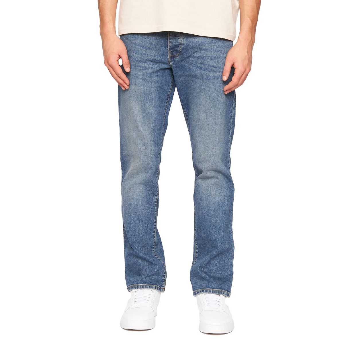 Crosshatch - "Princed" Jeans für Herren (Steinwaschen)