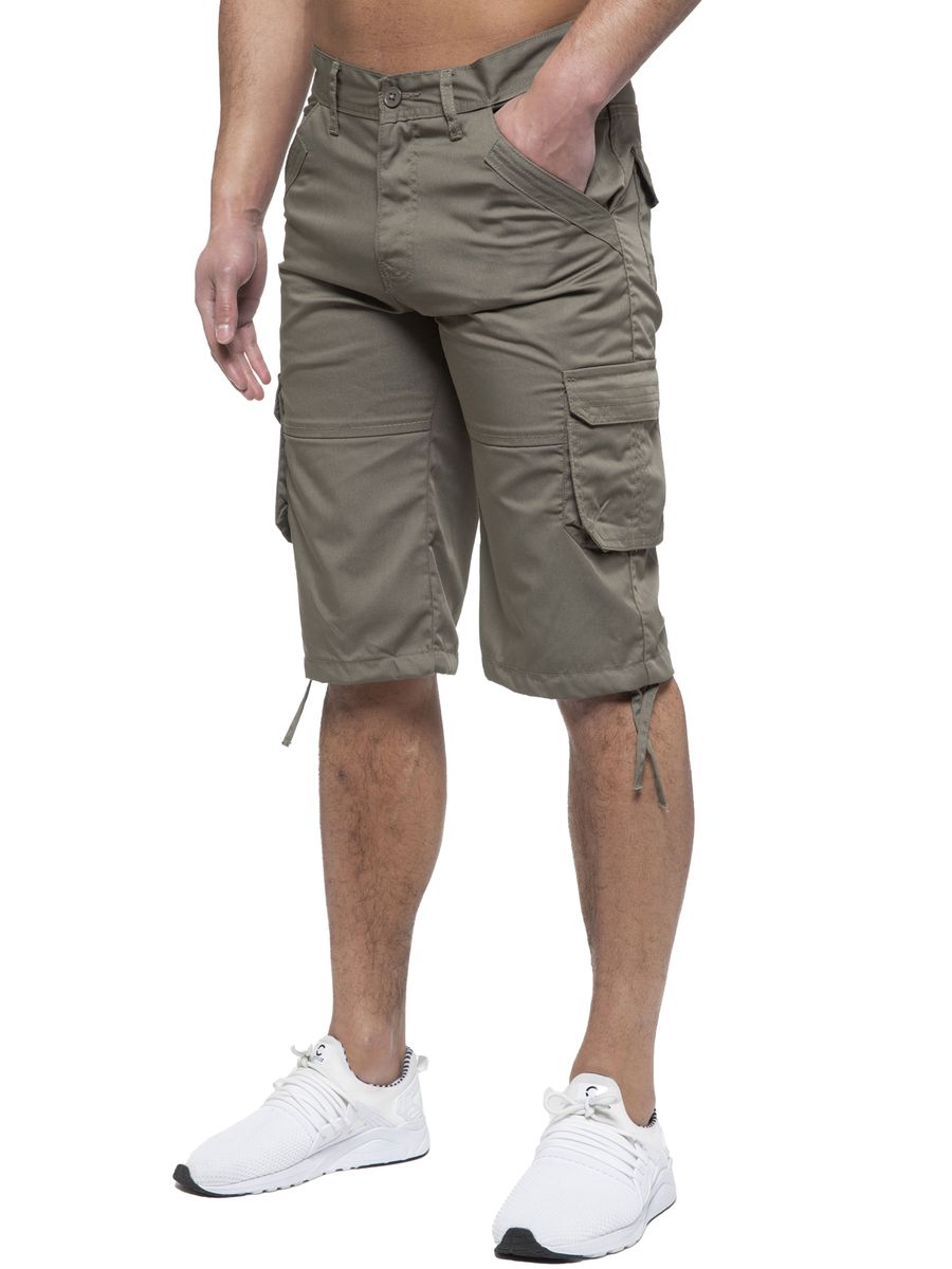Herren Cargo Combat Shorts Baumwolle