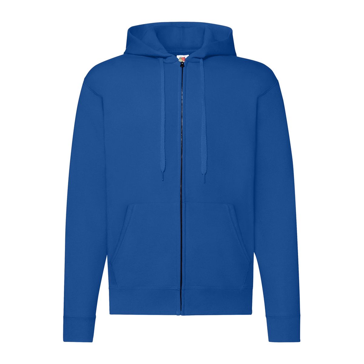 Klassischer Kapuzenpullover mit Reißverschluss