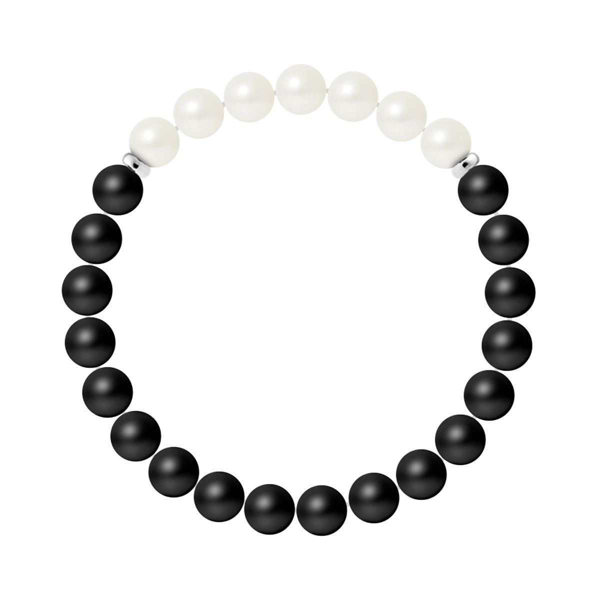 Perlenarmband mit Achat und Perlen