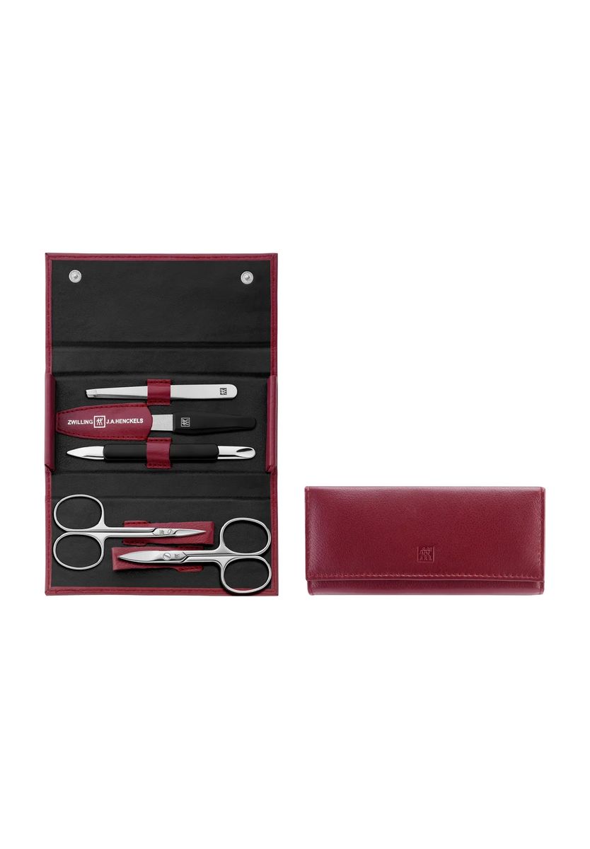 ZWILLING Maniküre-Set CLASSIC INOX, 5-teilig, rot, 99