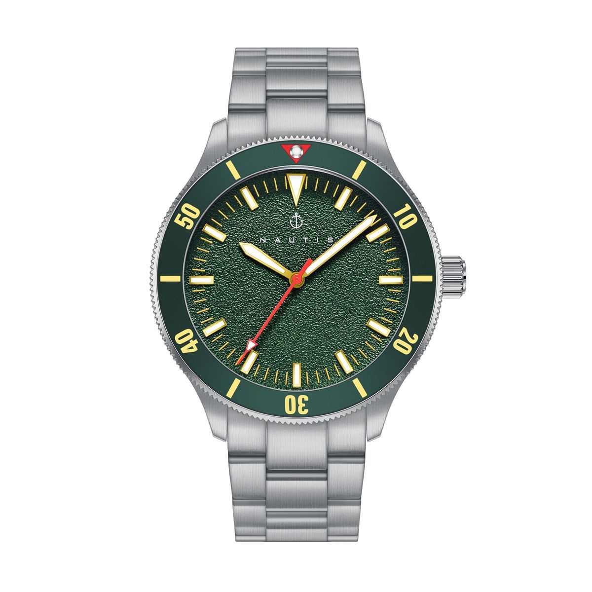 Herrenuhr Grün Edelstahl