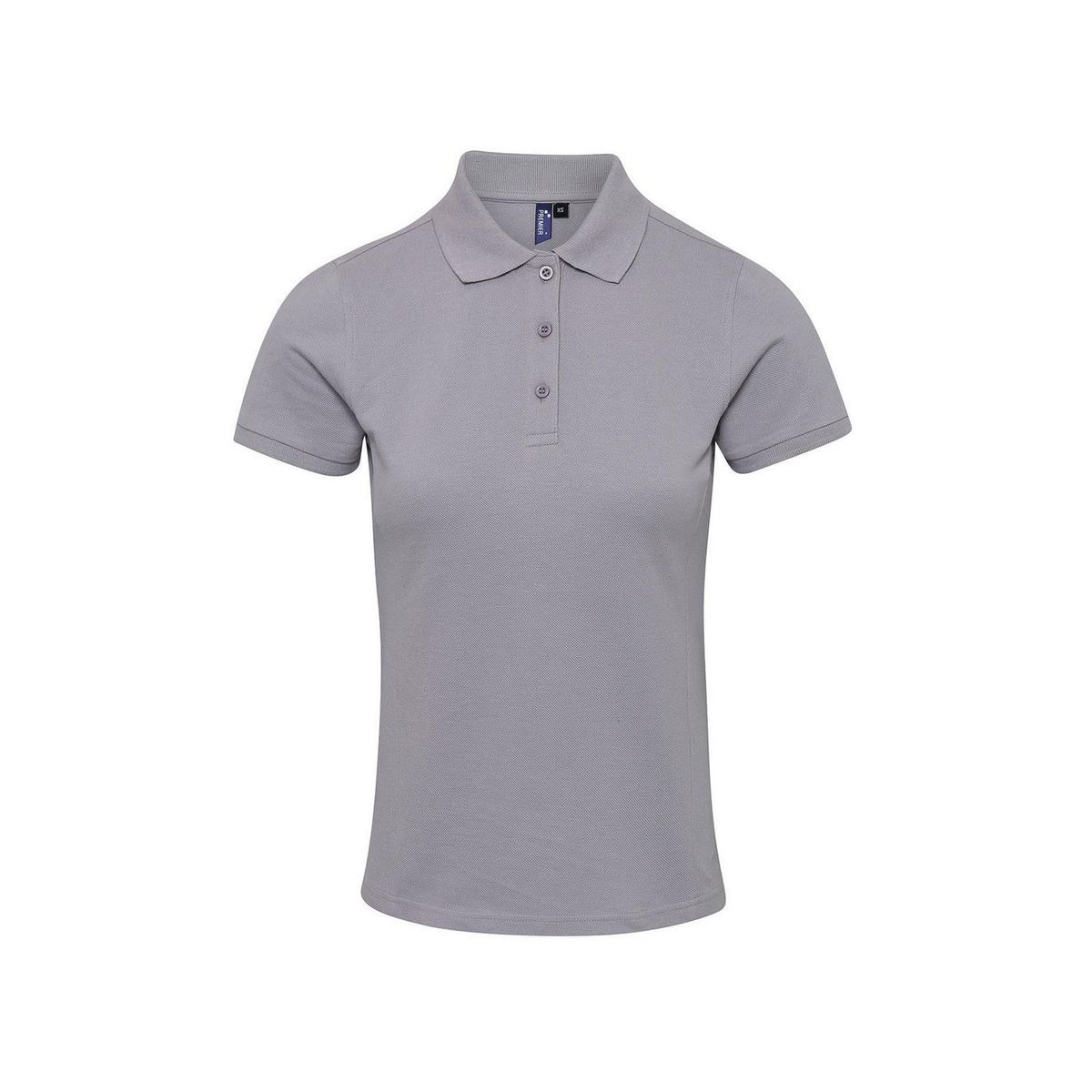 Premier - Poloshirt für Damen (Silber)