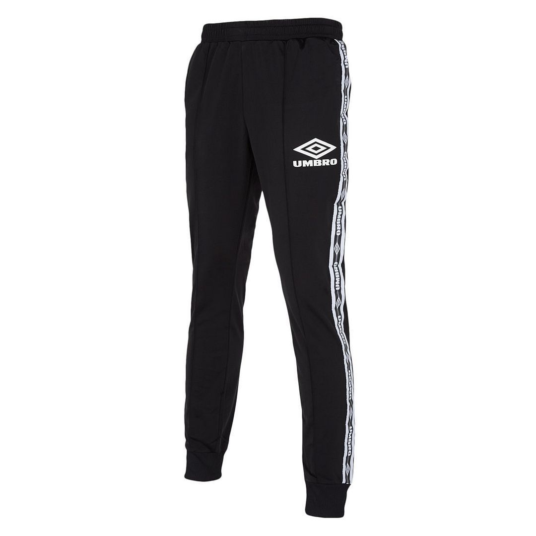Schwarze Umbro Logo-Tape-Trainingshose