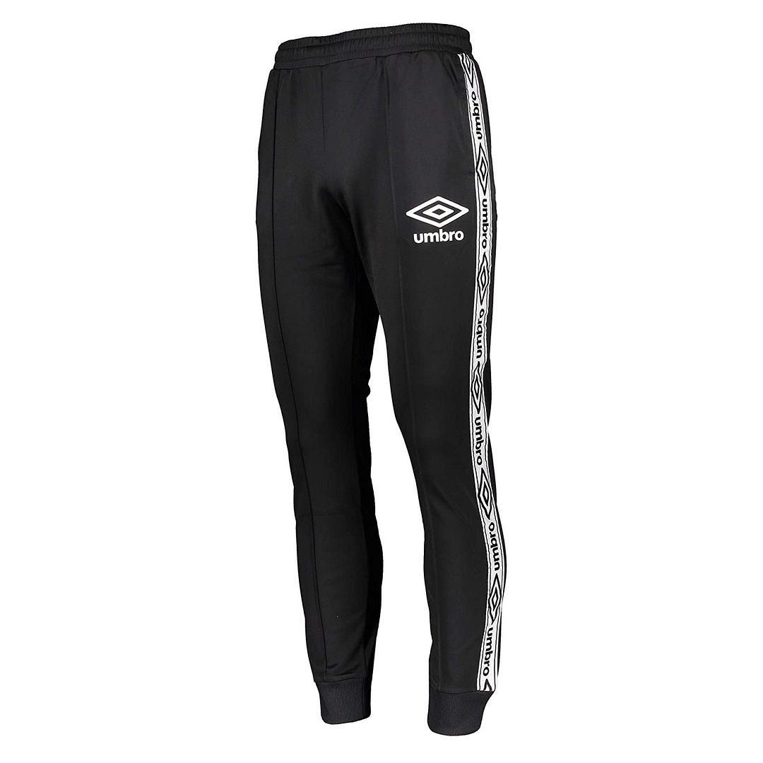 Schwarze Umbro Logo-Tape-Trainingshose