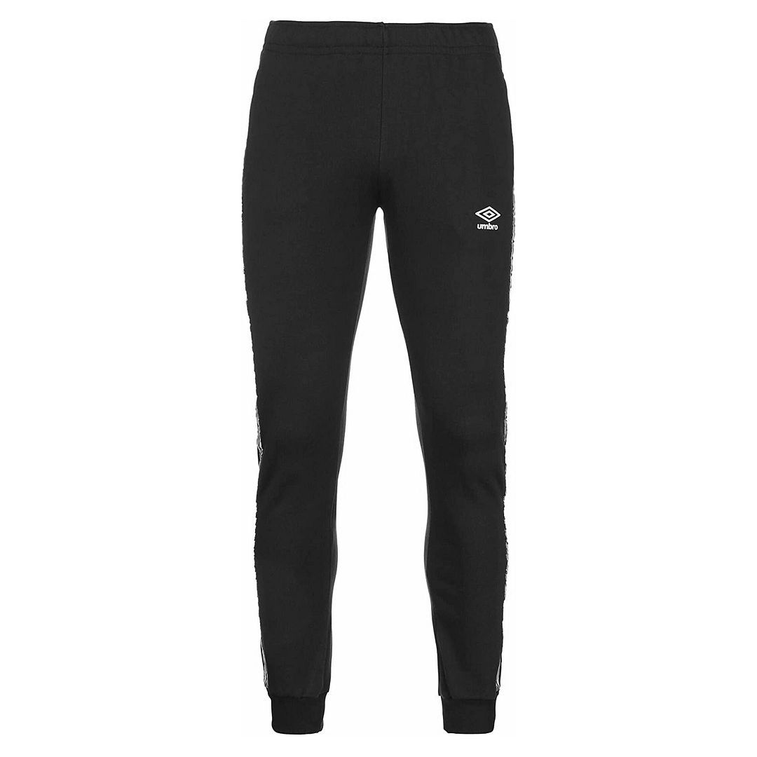 Schwarze Umbro Logo-Tape-Trainingshose