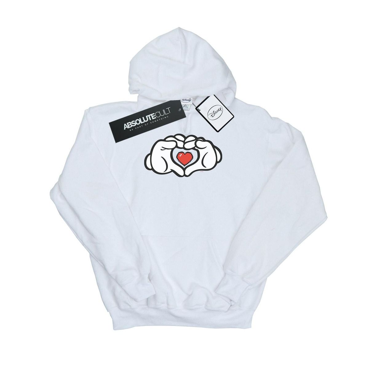 Disney Mickey Herz Hände Kapuzenpullover