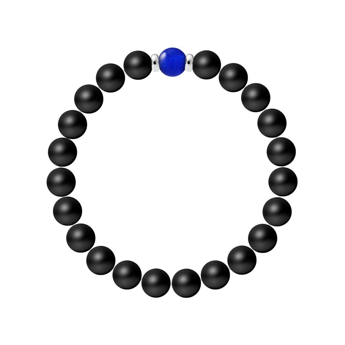 Perlenarmband mit Edelstein-Akzent