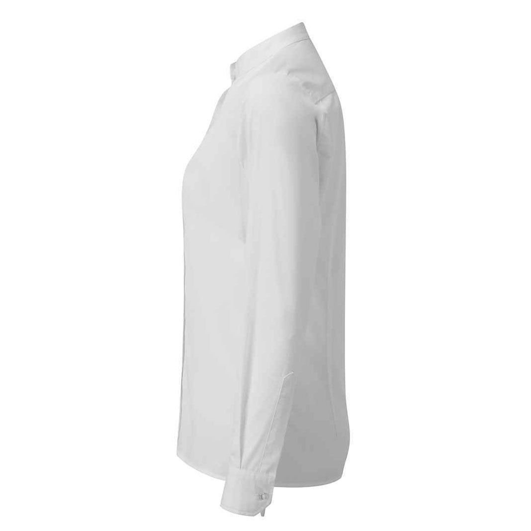 Langarmhemd mit elegantem Stehkragen