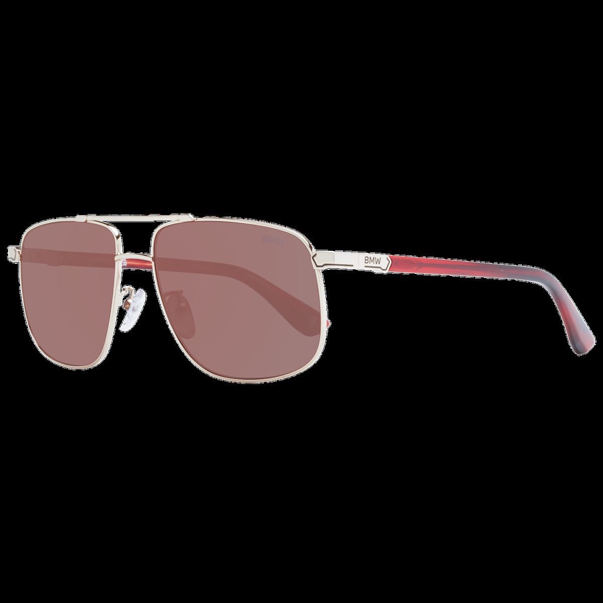 Pilotenbrille Roségold Rahmen Braune Gläser