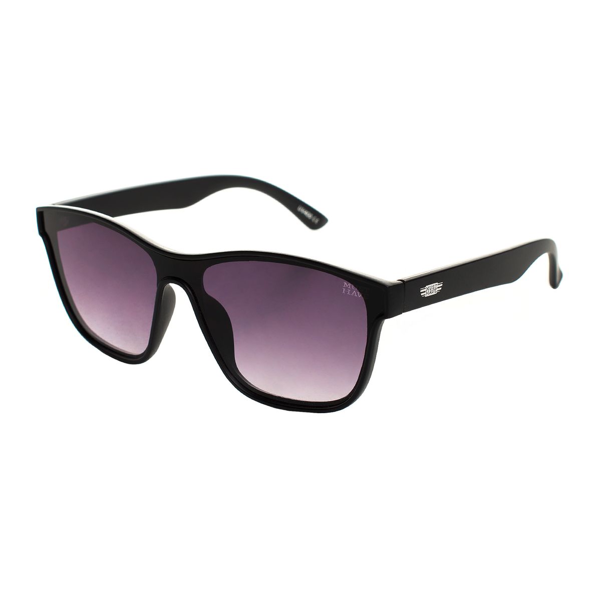Moderne quadratische Sonnenbrille mit Farbverlauf