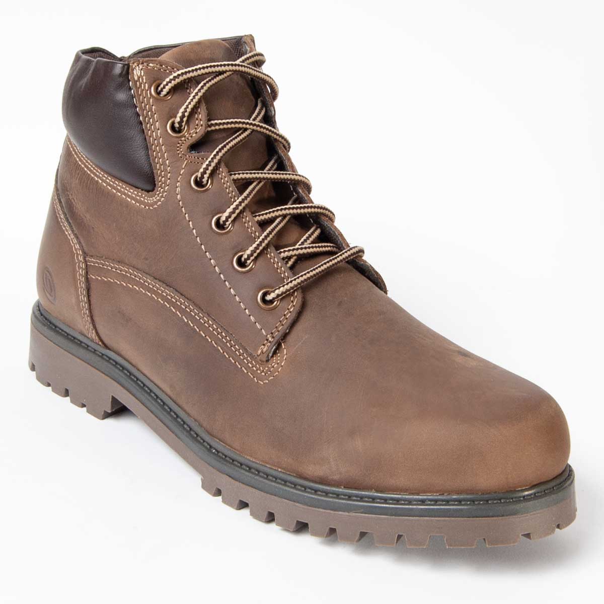Robuste Leder-Schnürstiefel für Herren