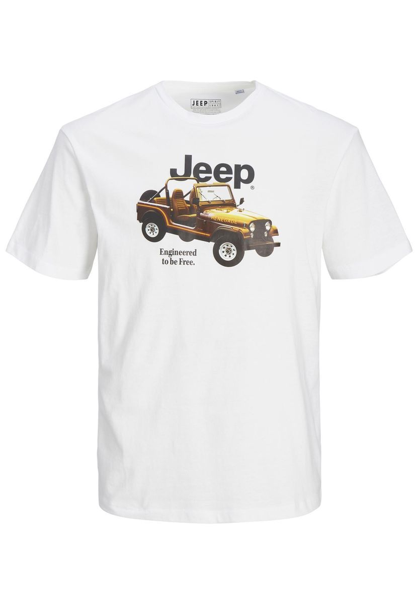 Jeep T-Shirt mit Grafikprint aus Baumwolle