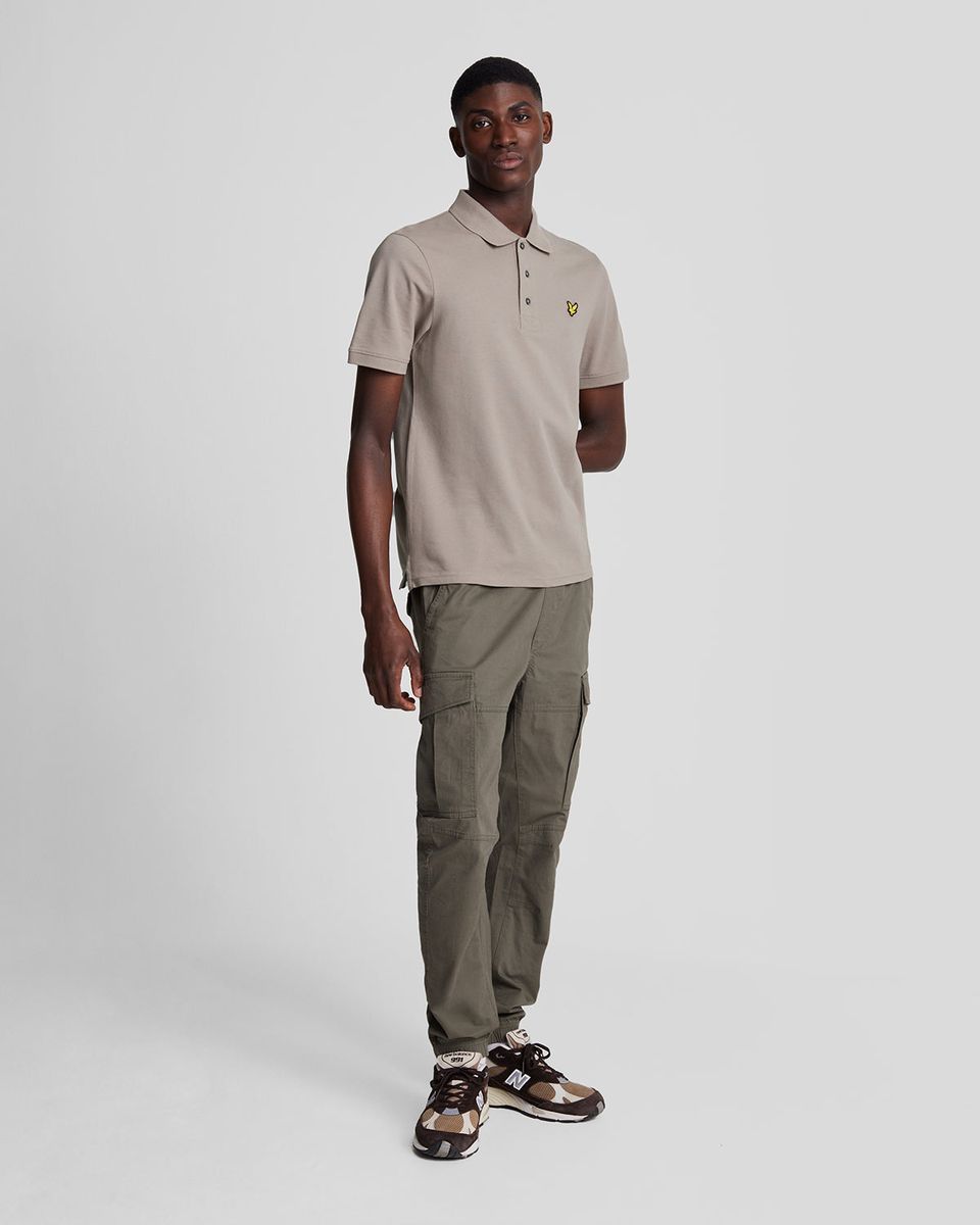 Klassisches Kurzärmliges Piqué-Poloshirt