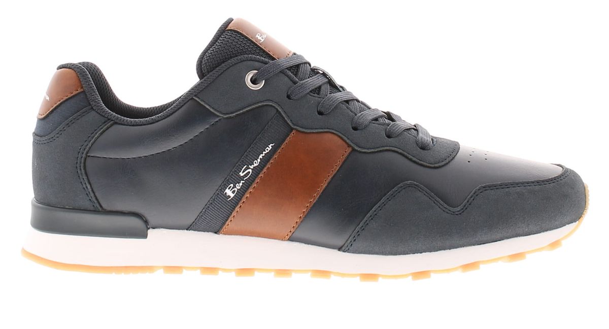 Retro-Laufschuhe mit Kontraststreifen