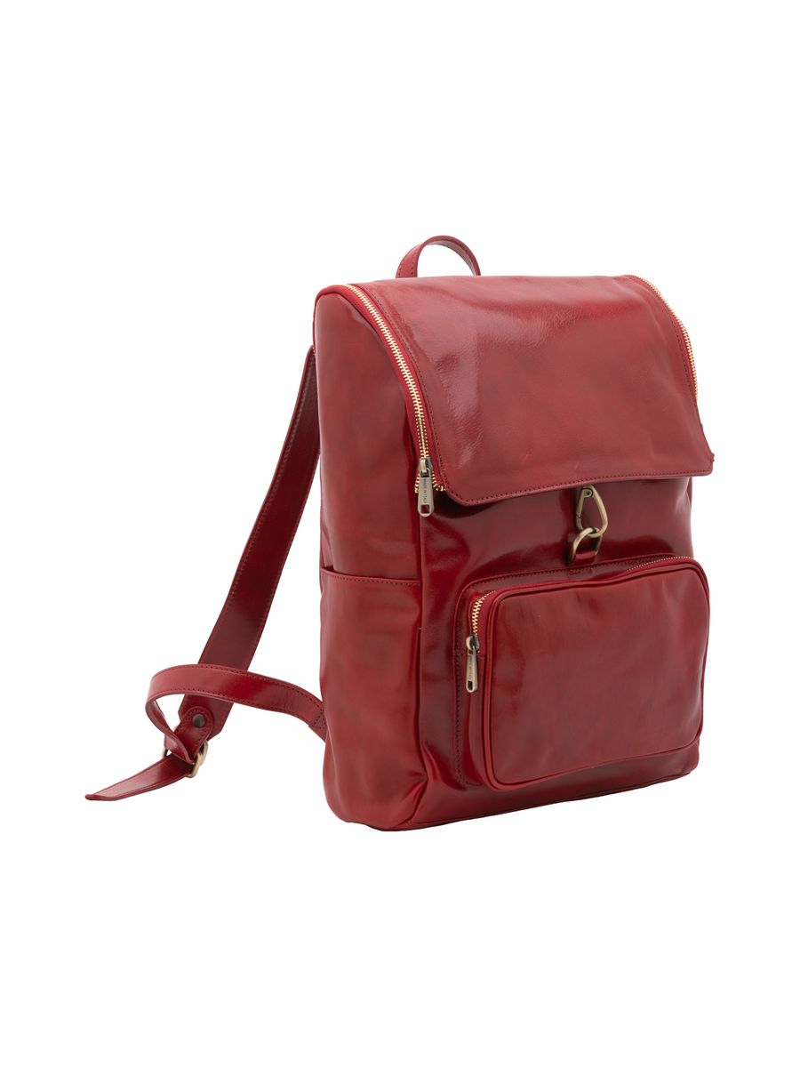 Eleganter italienischer Lederrucksack