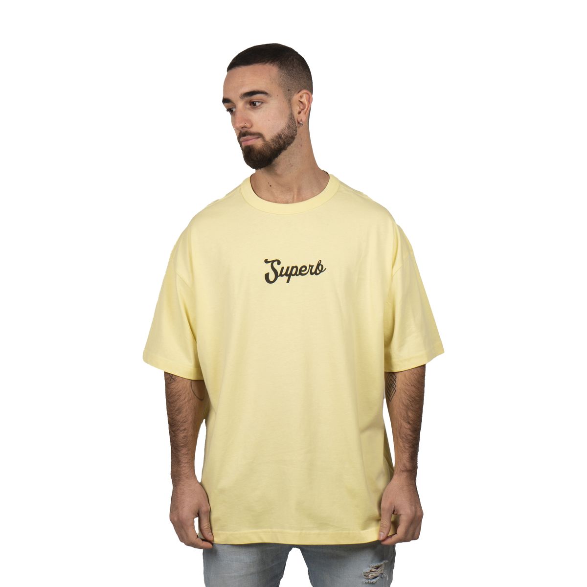 Oversized Bio-Baumwoll Logo T-Shirt