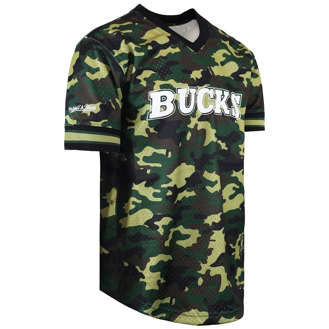 Mesh-Sporttrikot mit Waldtarnmuster