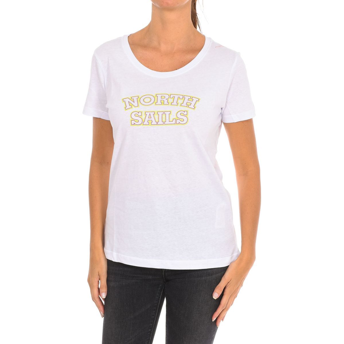 Damen T-Shirt mit Grafikdruck und kurzen Ärmeln